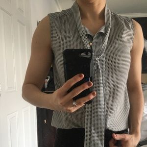 Ann Taylor loft dressy sleeveless blouse xxsp